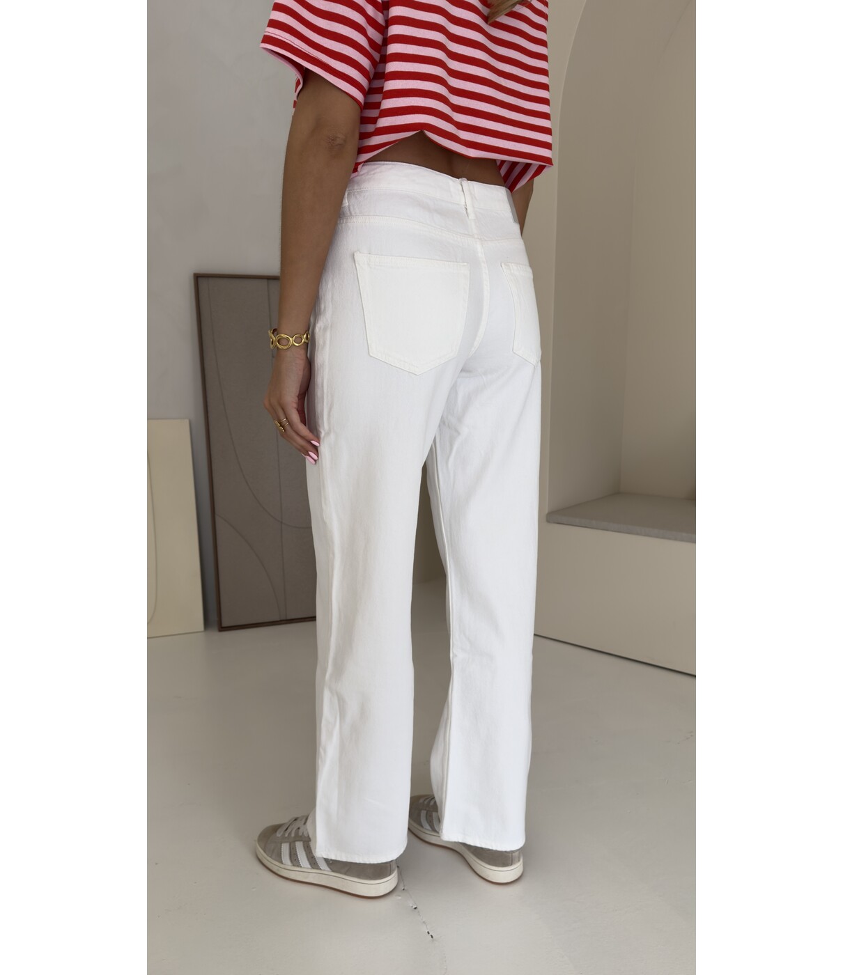 Gina Tricot Gina Tricot Boyfriend jeans | off white