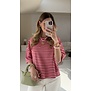 Top gestreept rood/roze | Bambi