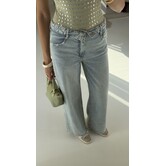 Jeans wide leg blauw | Jolijn