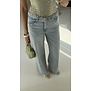 Jeans wide leg blauw | Jolijn