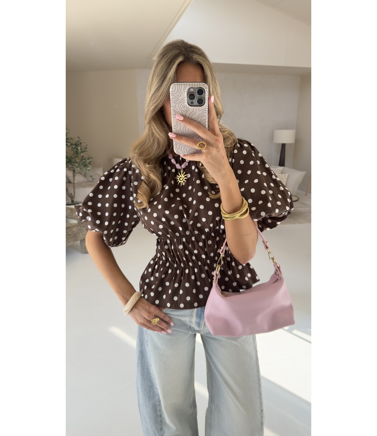 Top bruin polkadot | Veronique
