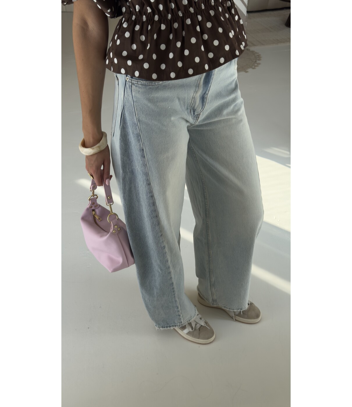 Jeans balloon blauw | Pleun