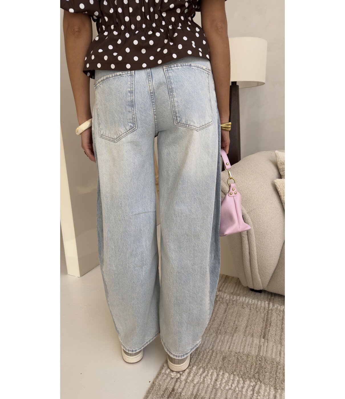 Jeans balloon blauw | Pleun