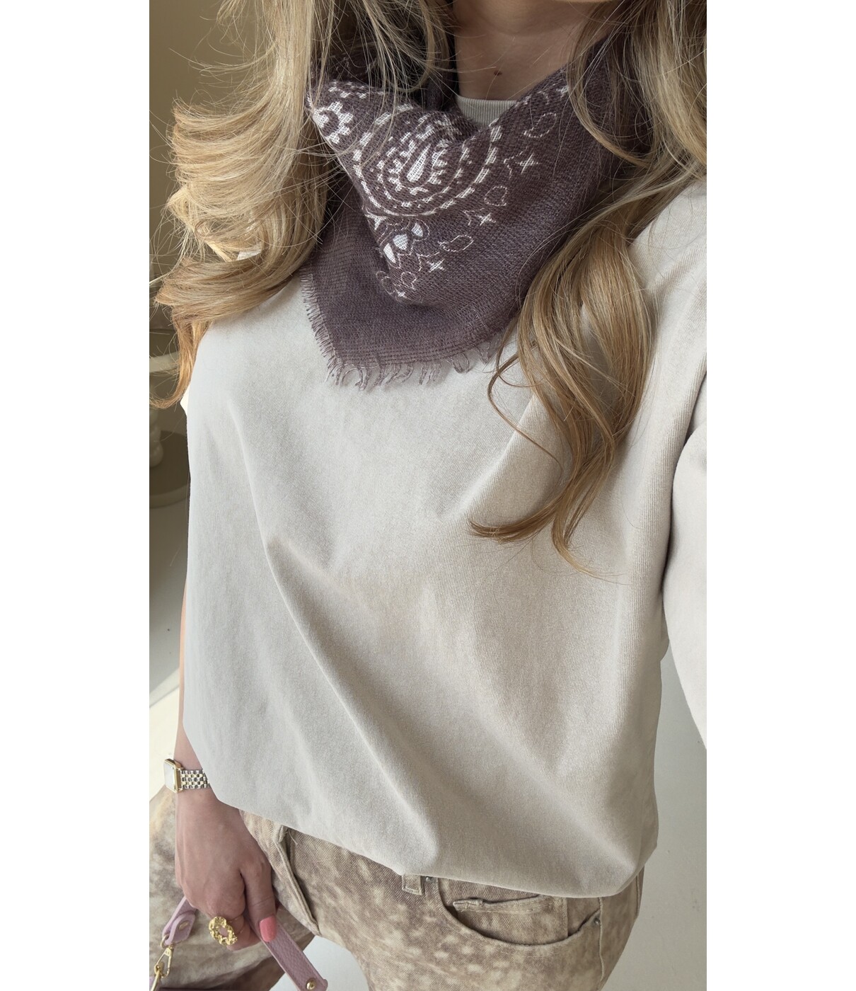 Sjaaltje bandana | bruin