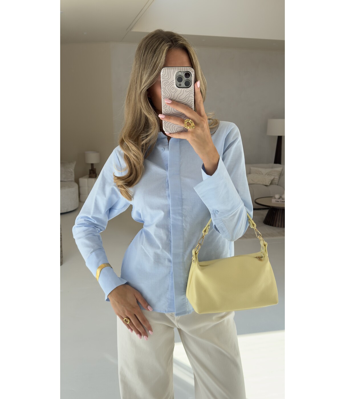 Blouse blauw | Keira