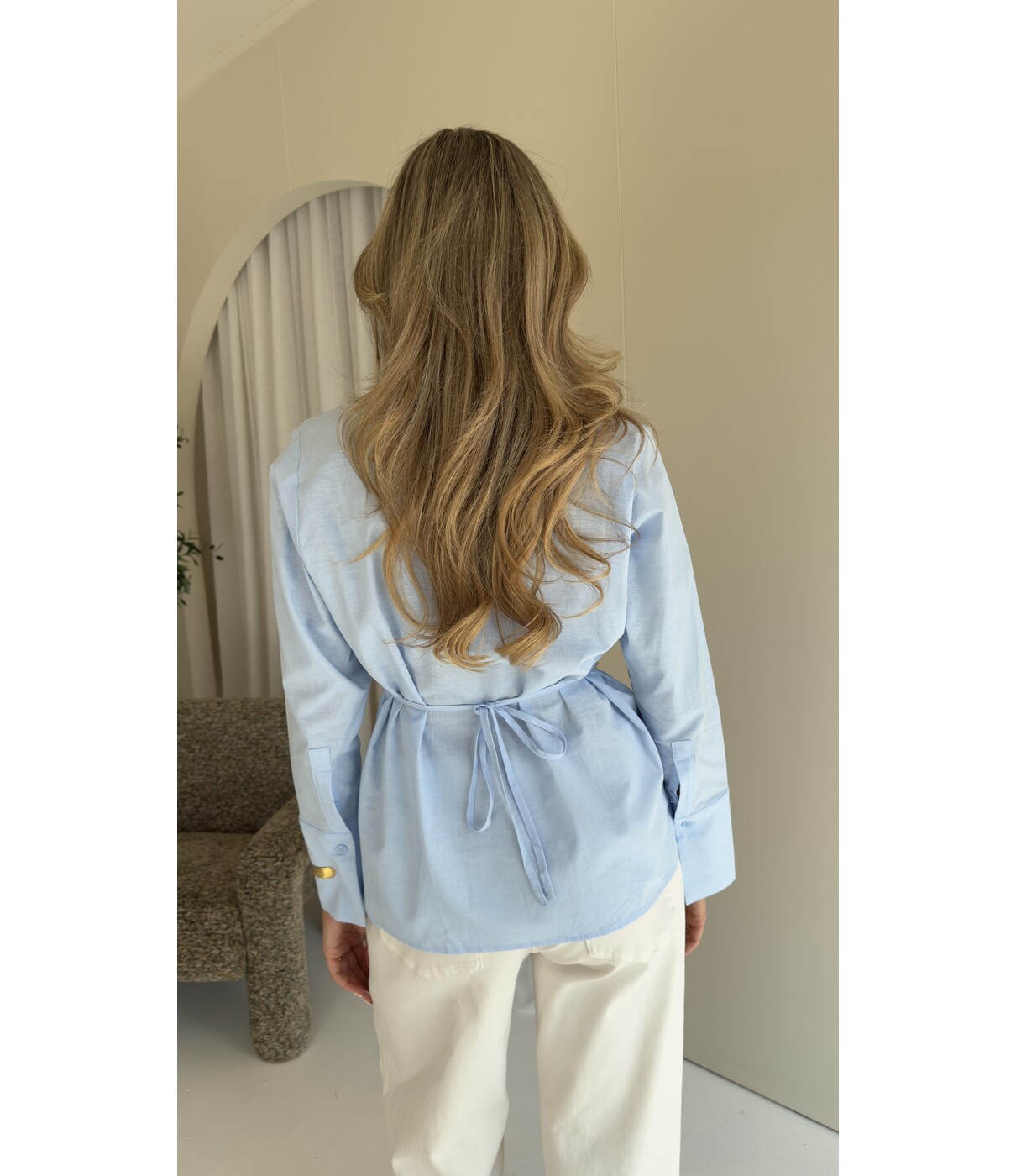 Blouse blauw | Keira