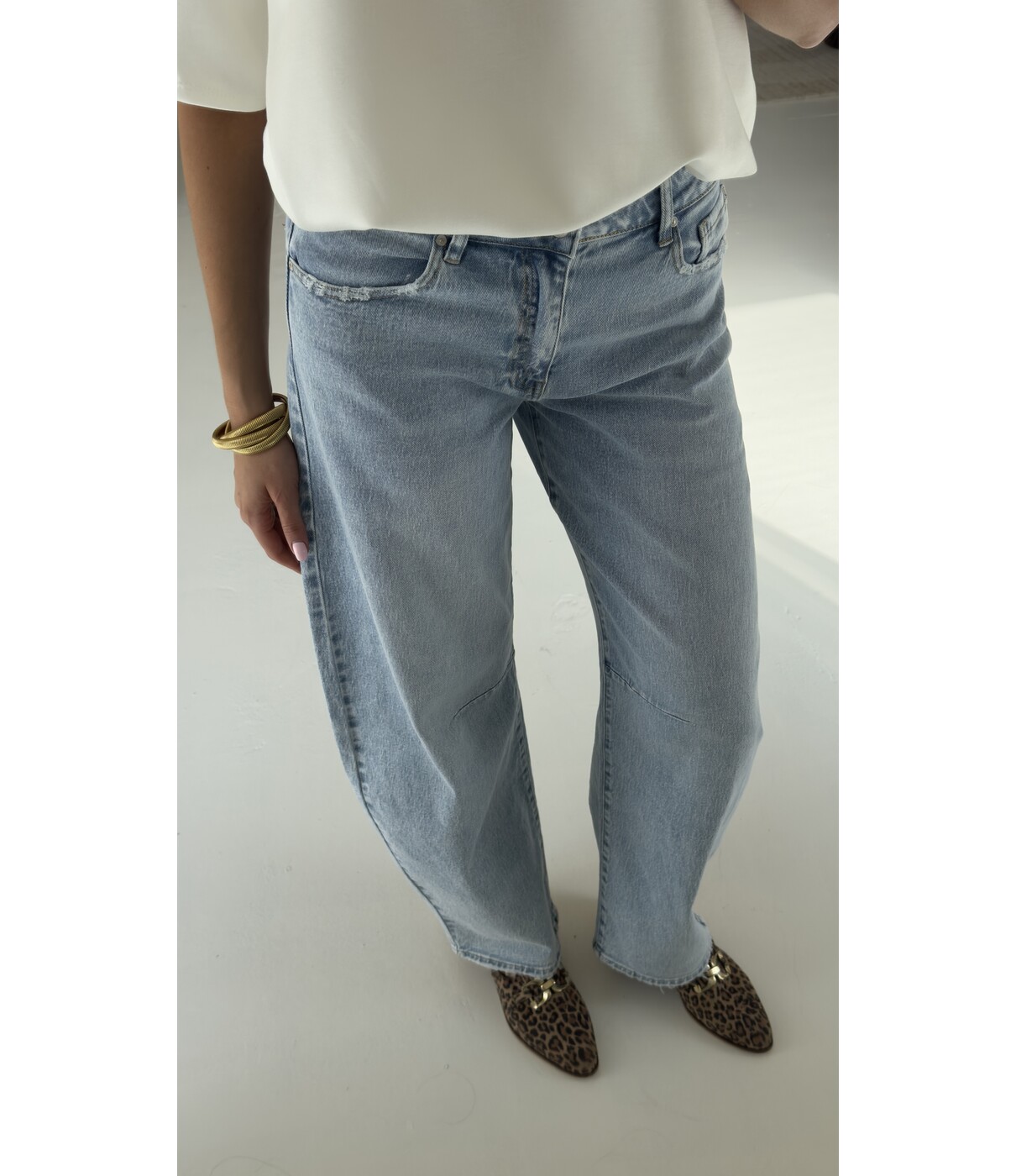 Jeans balloon blauw | Sem