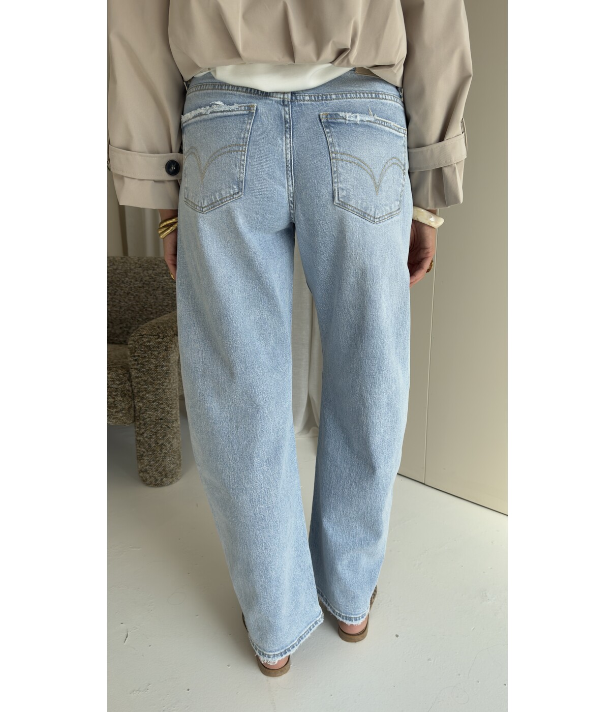 Jeans balloon blauw | Sem