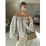 Top off white polkadot | Karin