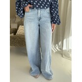 Jeans wide leg blauw | Cato