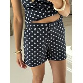 Short blauw polkadot | Gia