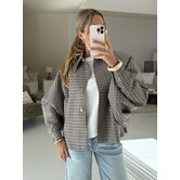 Jasje geruit taupe | Eli