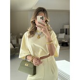 Top gestreept geel | Stella