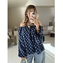 Top blauw polkadot | Karin