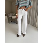 Jeans wide leg wit | Jolijn