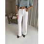 Jeans wide leg wit | Jolijn