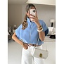 Zip top lichtblauw | Daphne