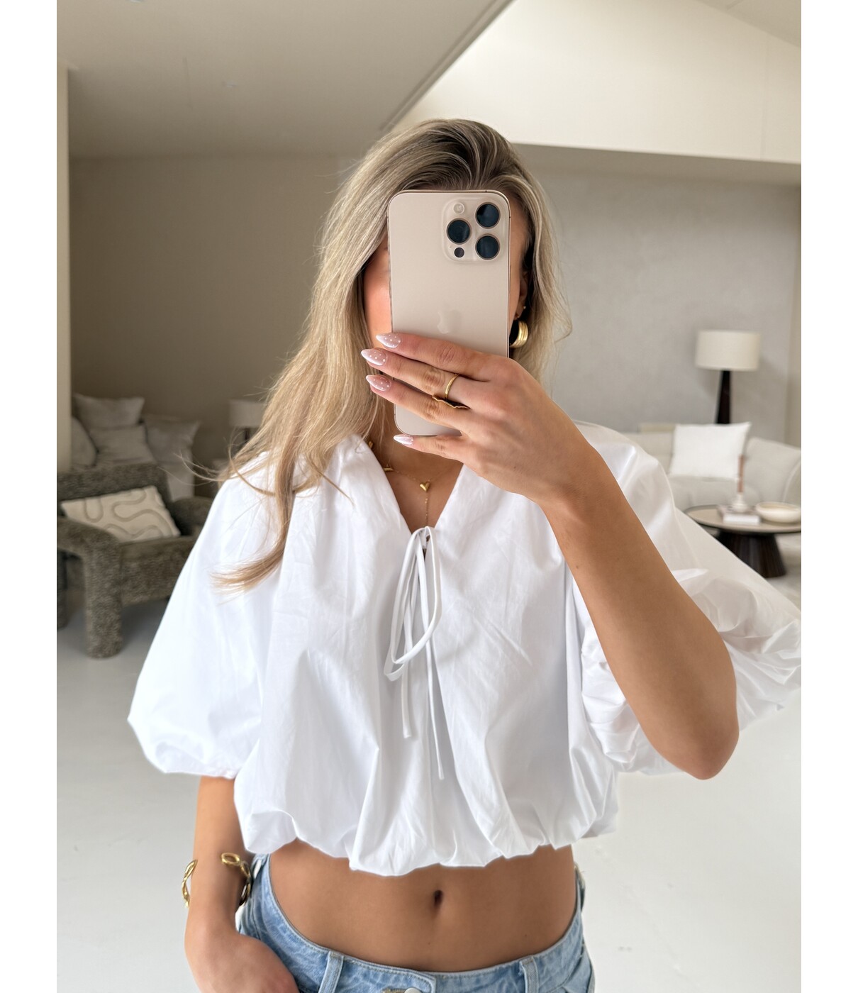 Blouse wit | Silke