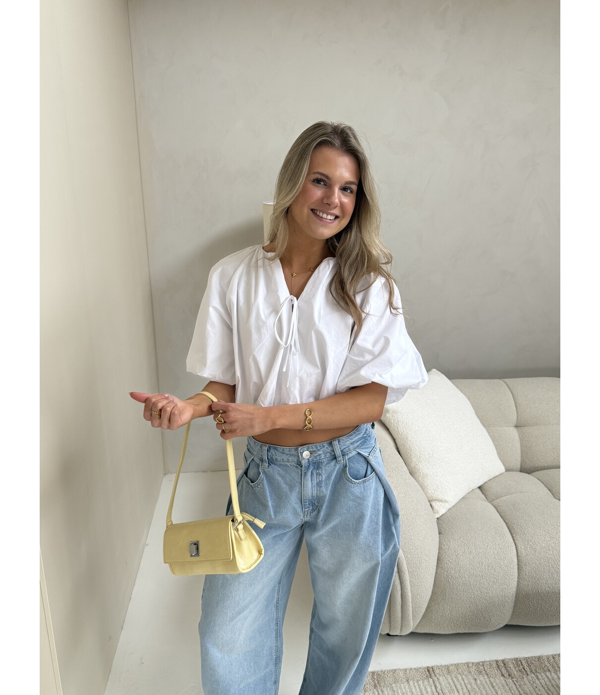 Blouse wit | Silke