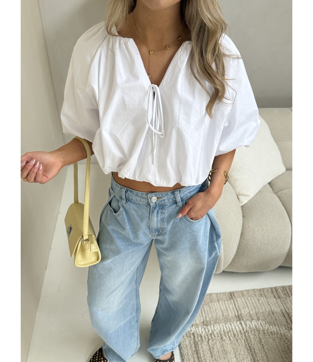 Blouse wit | Silke