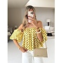 Top geel polkadot | Emmy