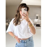 T-shirt wit | Zoey
