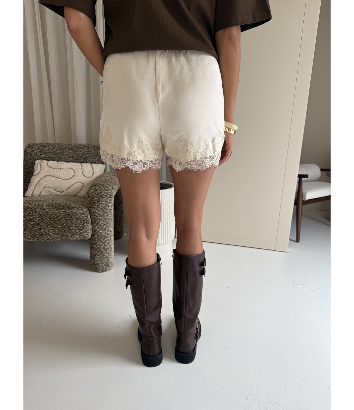 Short lace beige | Feline