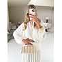 Gina Tricot Drapy top | beige
