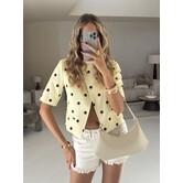 Blazer geel polkadot | Maddy