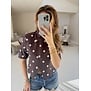 Blazer bruin polkadot | Maddy