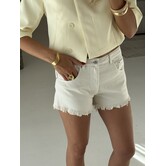 Gina Tricot Blue crush denim shorts | off white