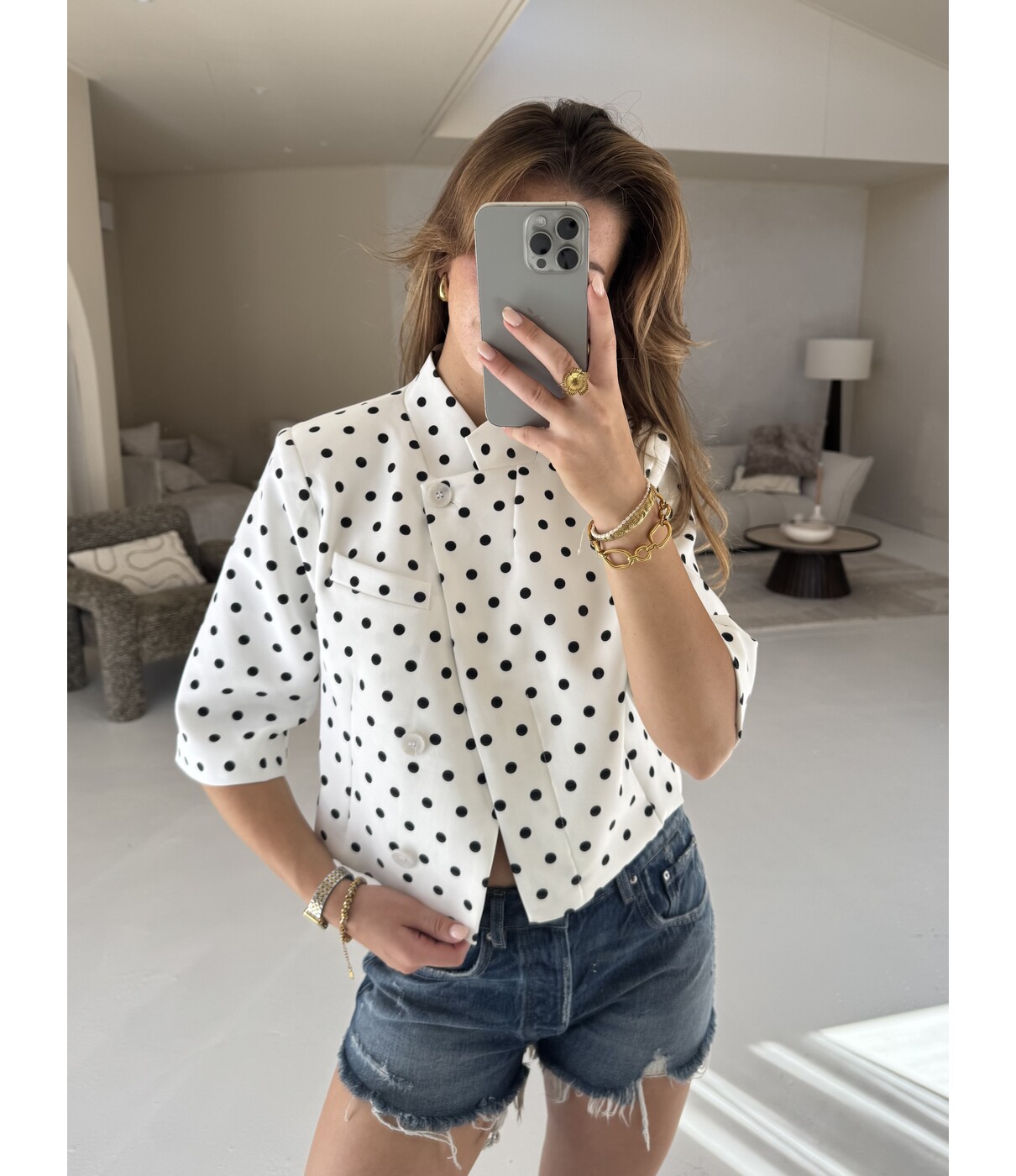 Blazer wit polkadot | Didi
