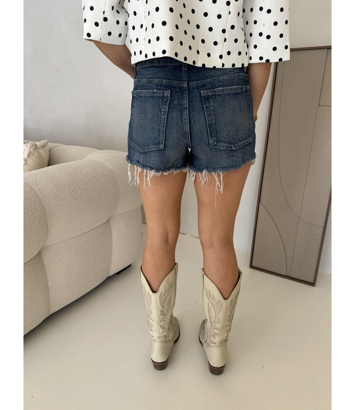 Gina Tricot Gina Tricot Blue crush denim shorts | dark blue