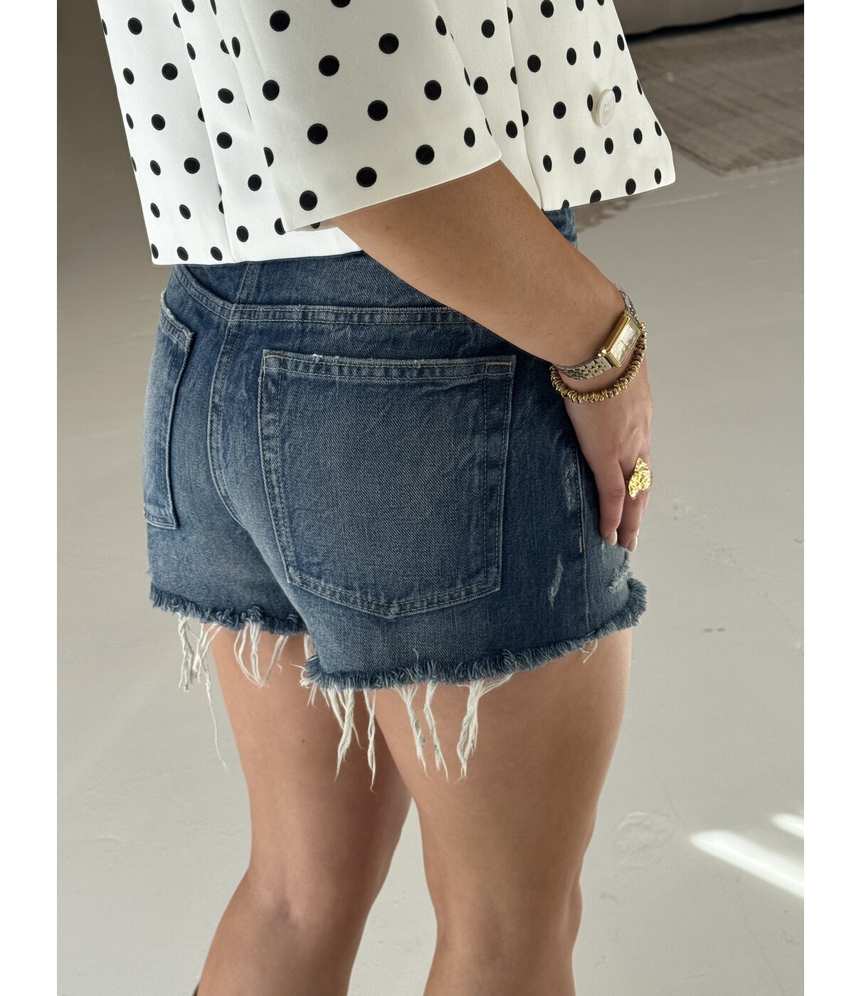 Gina Tricot Gina Tricot Blue crush denim shorts | dark blue