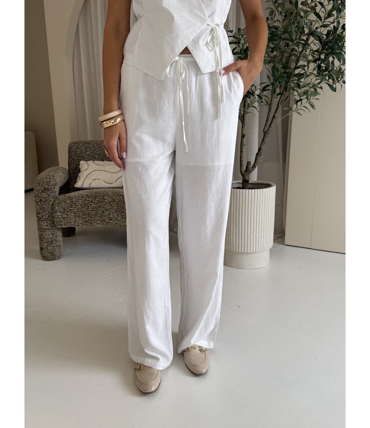 Broek wit | Molly