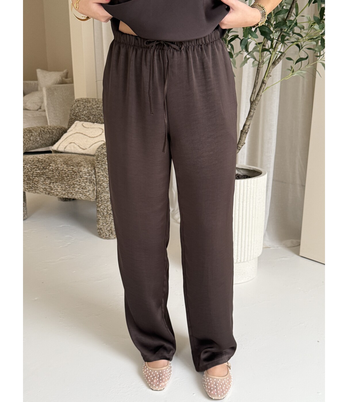 Broek bruin | Veerle