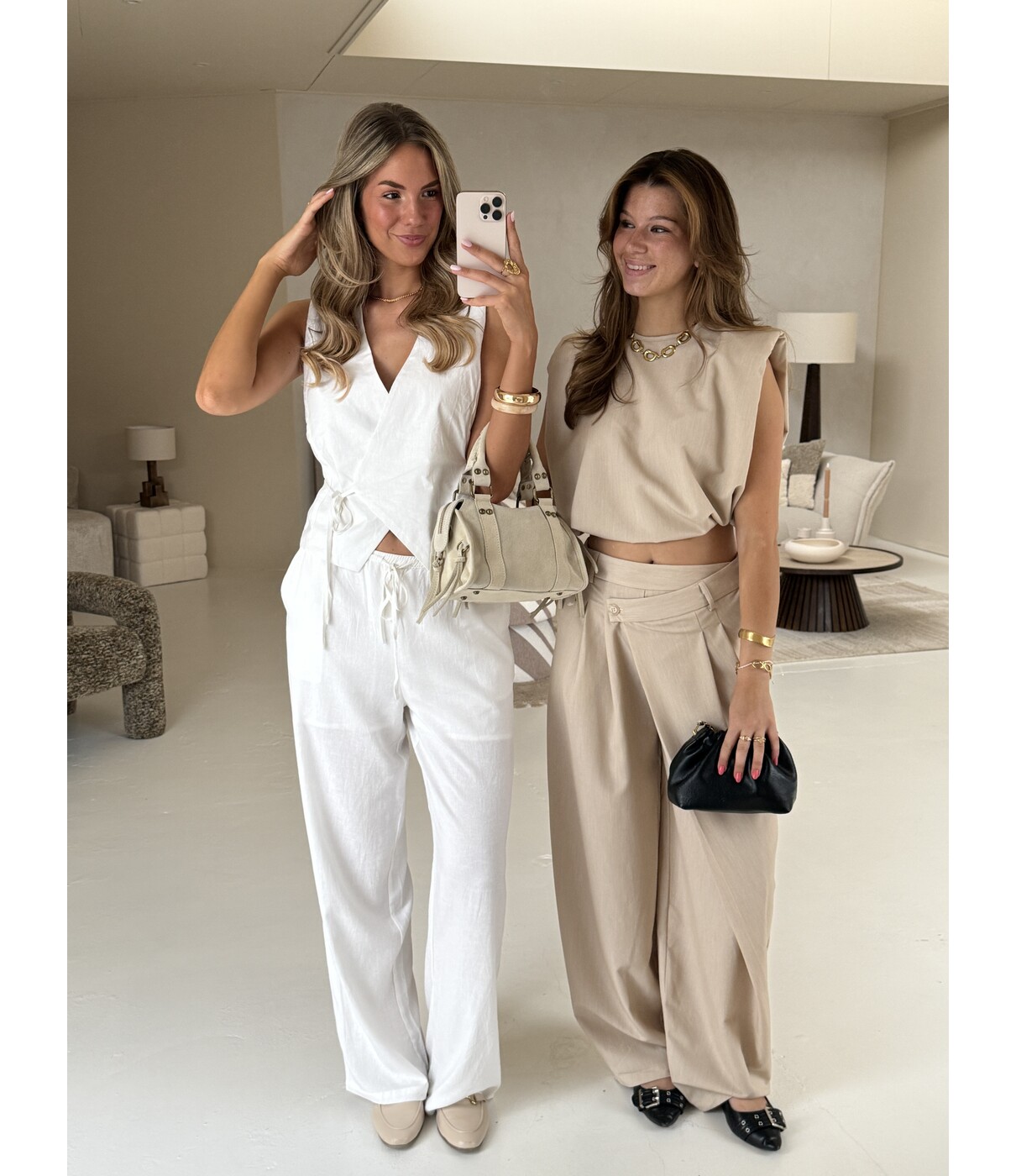 Top beige | Lauren