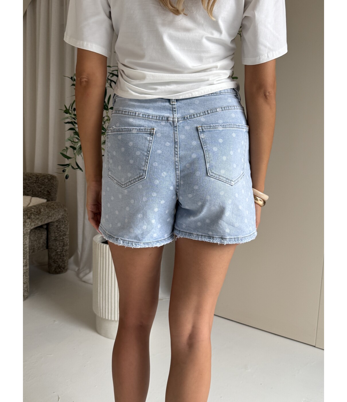 Short denim polkadot | Charlie