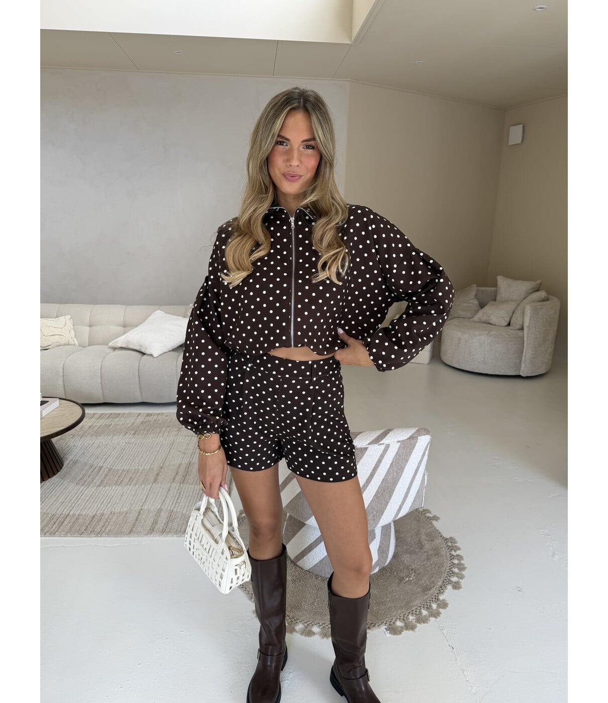 Jasje bruin polkadot | Lovi