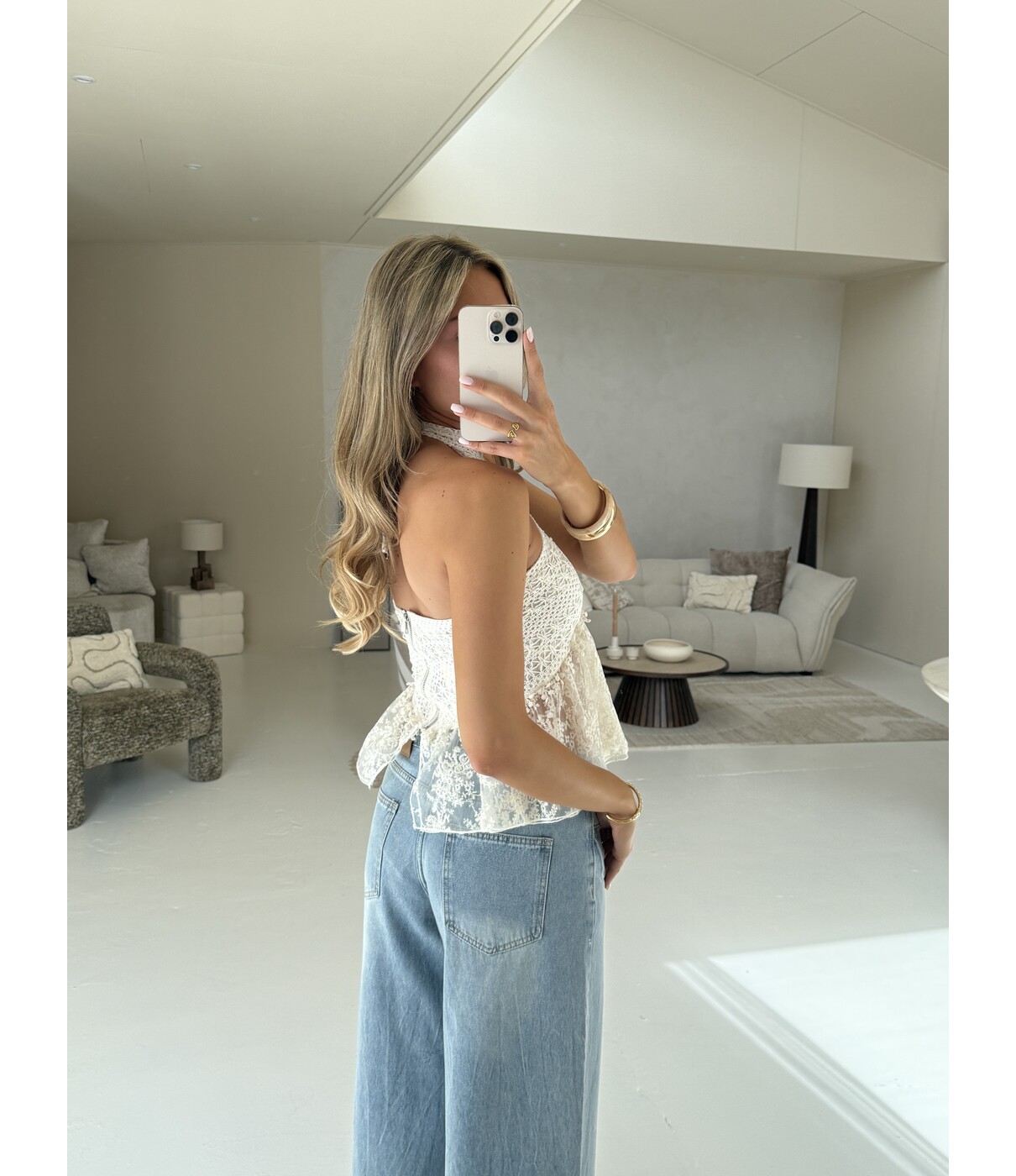 Top beige | Lisanne
