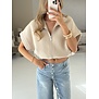 Zip top beige | Daphne