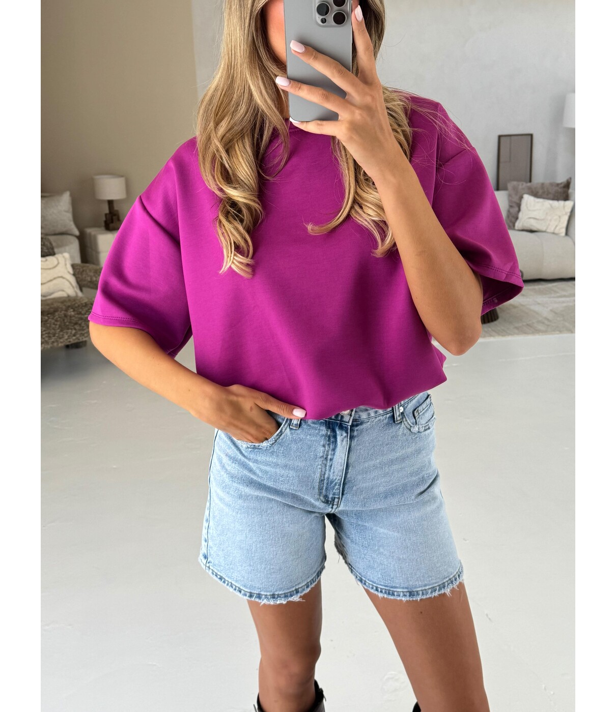 Top fuchsia | Samie