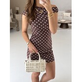 Jurkje bruin polkadot | Elara