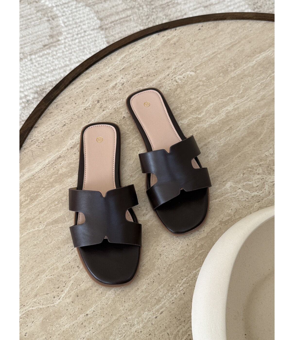 Slippers bruin | Merel