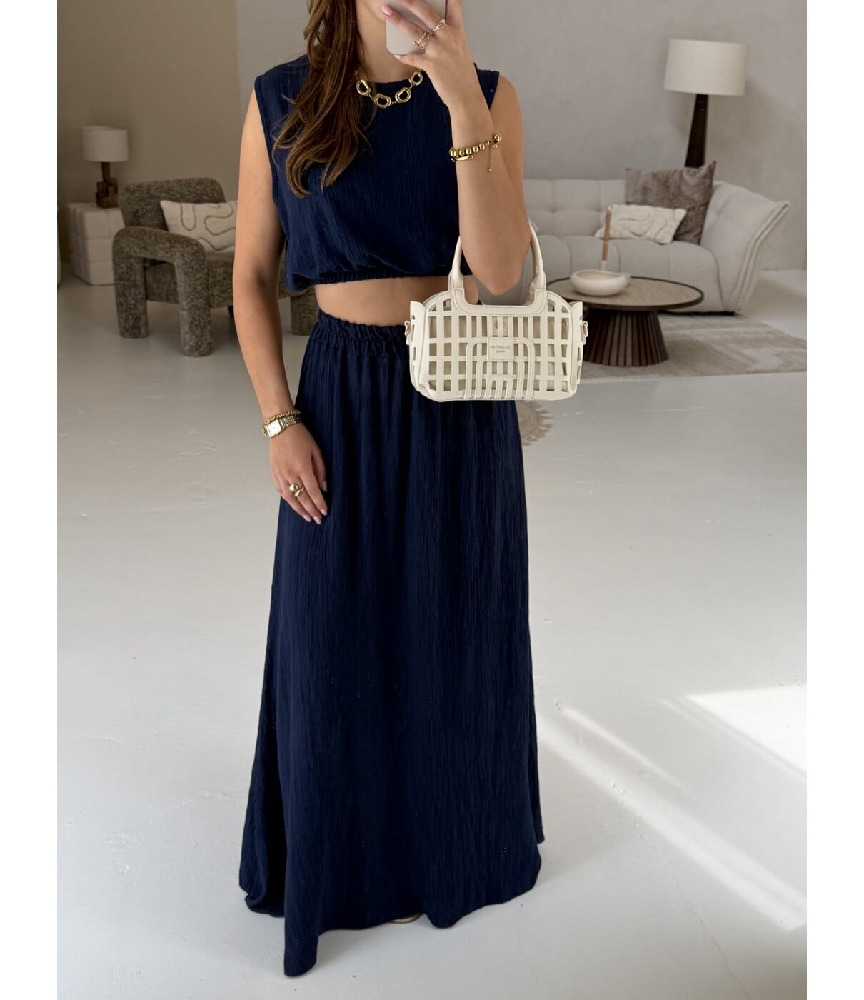 Set donkerblauw | Sonja