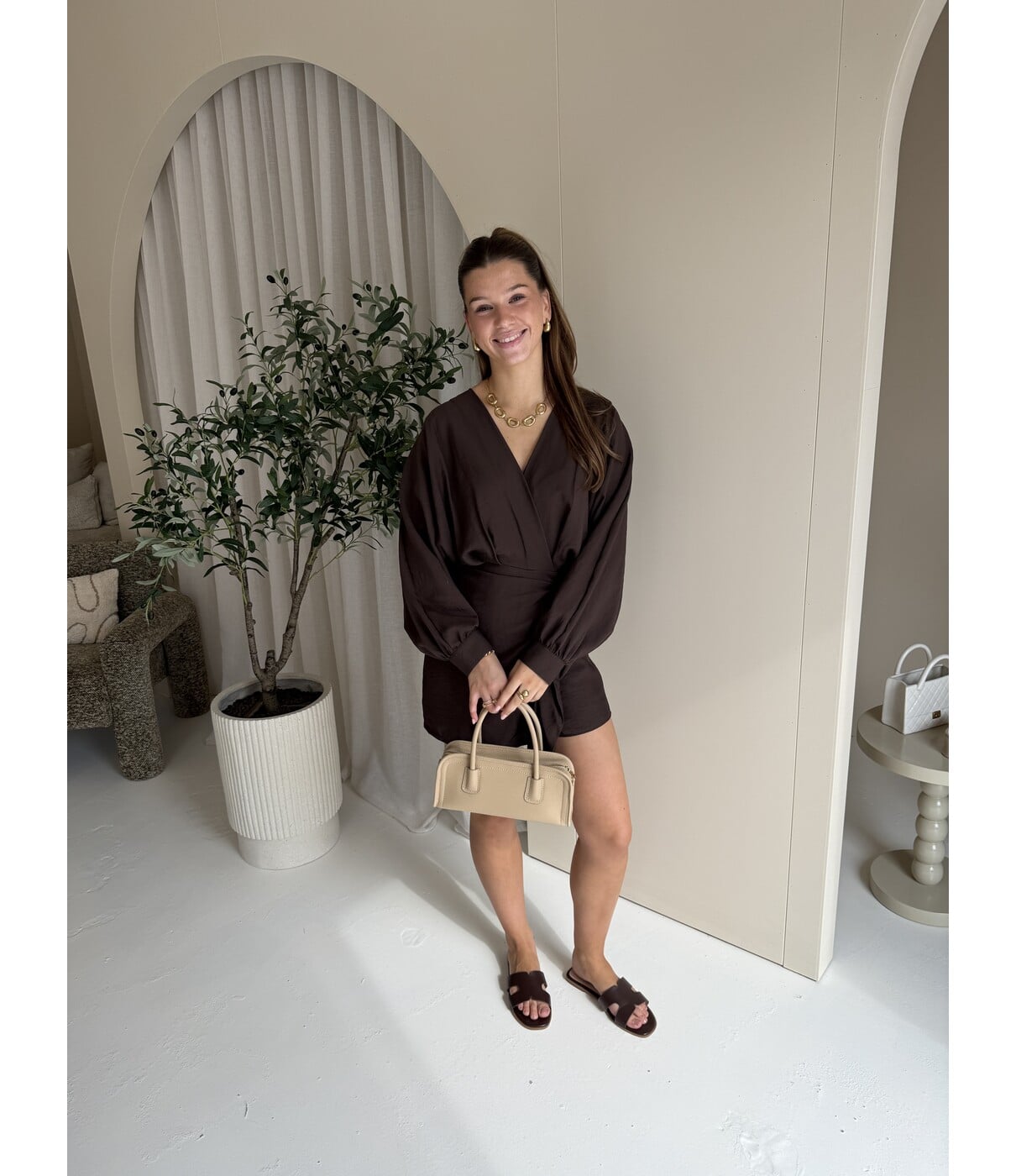 Playsuit bruin | Lola