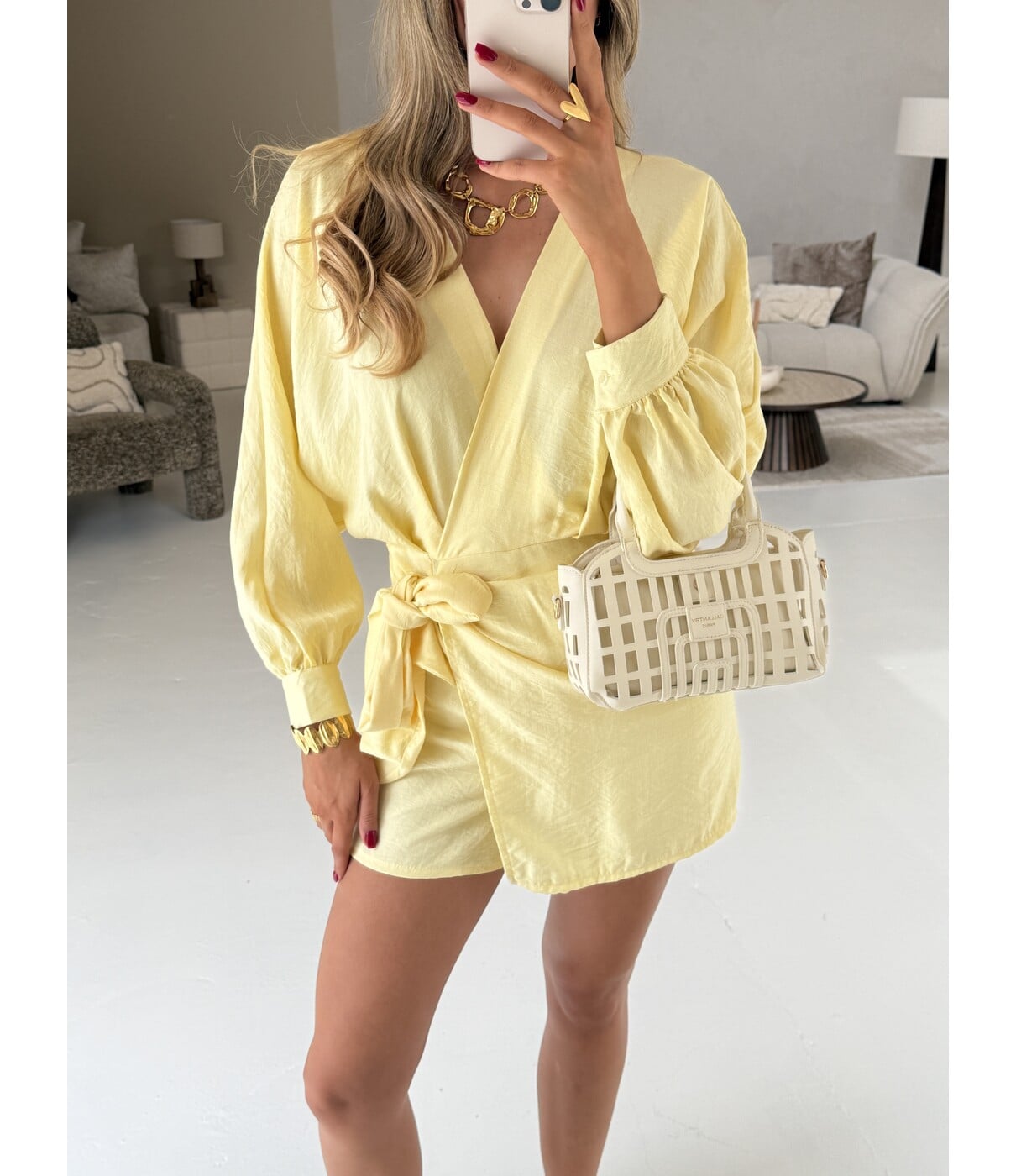 Playsuit geel | Lola