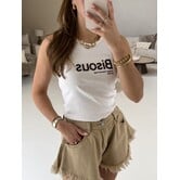 Tank top wit | Bisous