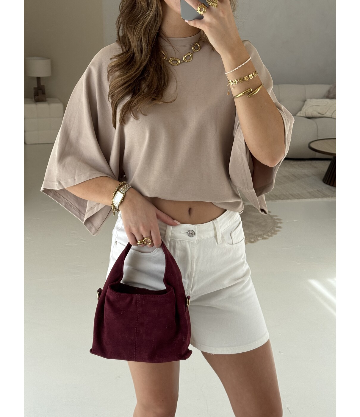 Top taupe | Vera
