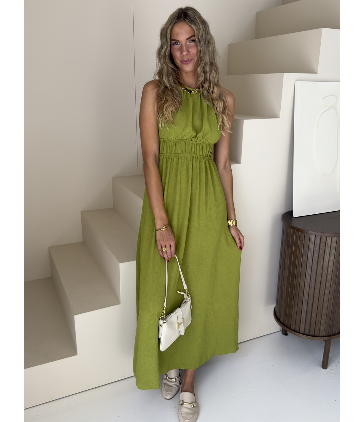 Jurk groen | Olivia